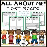 All About Me Worksheet FIRST GRADE Coloring Sheet