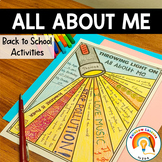 All About Me Worksheet Highschool | Back to School Activit