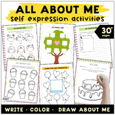 End of The Year Activities All About Me Worksheet Book for