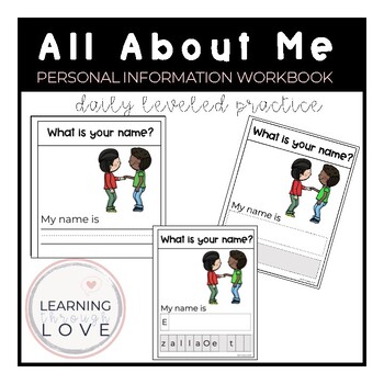 Preview of All About Me Worksheets