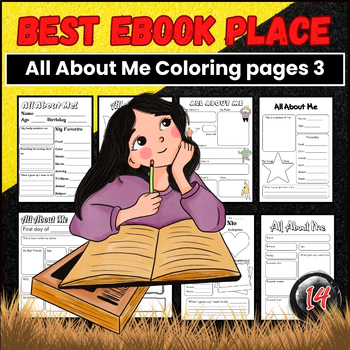 Preview of All About Me Worksheets Printables Elementary