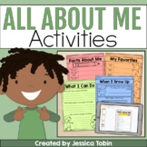 All About Me Worksheets and Book Craft - First Week Back t