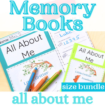 Preview of All About Me Kindergarten Memory Book | End of Year Activity Worksheets Bundle