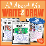 All About Me Write and Draw Activity