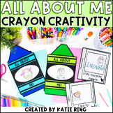 All About Me Writing Activity & Crayon Craft | Back To Sch