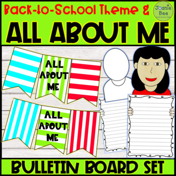Preview of All About Me Writing & Self-Portrait FREEBIE