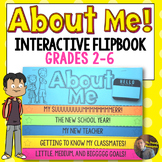 All About Me Flip Book a First Day of School - Back to Sch