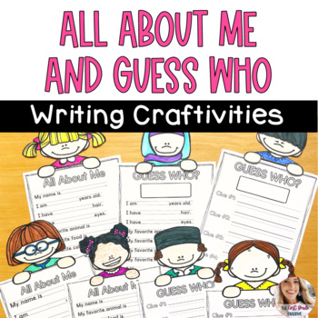 Preview of All About Me and Guess Who Back to School Writing Craftivities
