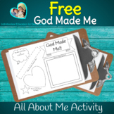 All About Me and How God Made Me Printable