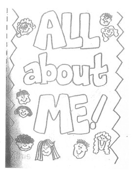 All About Me Coloring Booklet By Laci Davis Teachers Pay Teachers