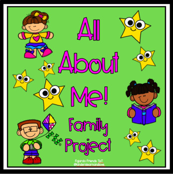 Preview of All About Me family project (editable)