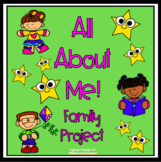 All About Me family project (editable)