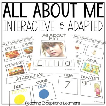 Preview of All About Me for Special Education
