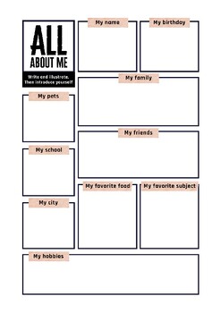 All About Me in Numbers: Back to School Activity by Whaea Kristy