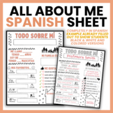 All About Me in Spanish Class | Todo Sobre Mí Beginning of