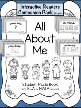 Preview of All About Me {interactive Readers-Companion Pack}