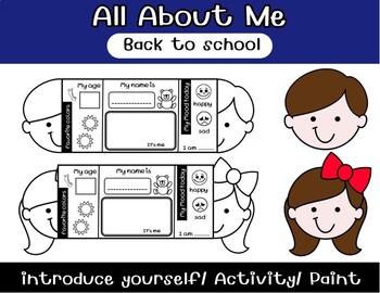 C'est Moi! Se Présenter: To Introduce Yourself in French  WORKSHEETS/ACTIVITIES