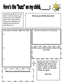 All About Me student AND parent sheet