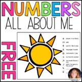 All About Me with Numbers - FREE