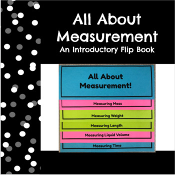 Preview of Measurement 3rd Grade Math Flip Book