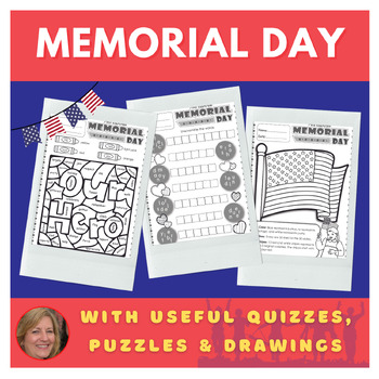 Preview of All About Memorial Day - End of Year worksheets (Varied activities)