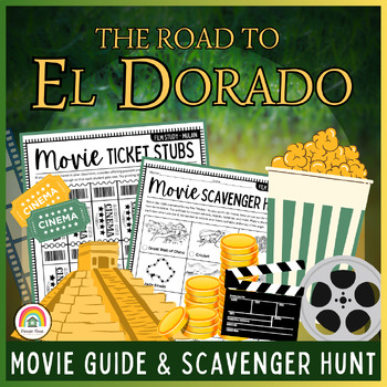Preview of All About Mesoamerica: ROAD TO EL DORADO Movie Scavenger Hunt Activity / Guide