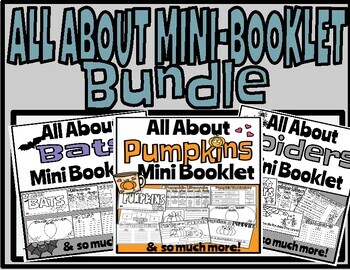 Preview of All About Mini-Booklet: The Growing Bundle