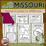 All About Missouri Puzzle Mini-Book for Upper Elementary