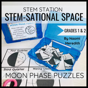 Preview of All About Moon Phases Puzzle | STEM Station