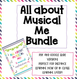 All About Musical Me: insertable PDF for Google Slides Project