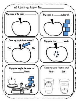 Preview of All About My Apple - Science and Math Journal
