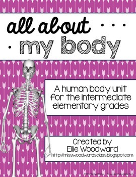 Preview of All About My Body Unit