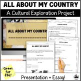 All About My Country Research Project for Multicultural an