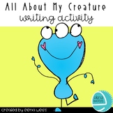All About My Creature Writing Activity