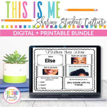 Preview of All About My Culture Book | Student Culture | Heritage Activities Bundle