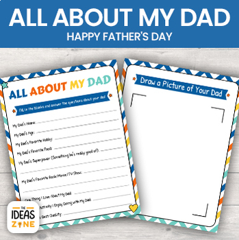 All About My Dad Worksheet: Celebrating Father's Day with Fun and Learning