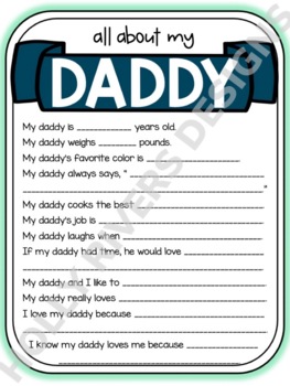 Preview of All About My Daddy (And More!)