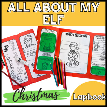 Preview of All About My Elf LAPBOOK - Christmas Activity