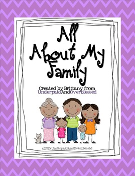 Preview of "All About My Family" Book
