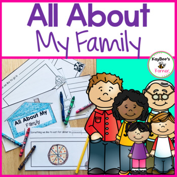 Preview of All About My Family Lesson Plan and Activities