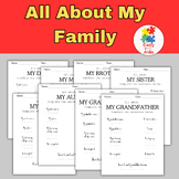 All About My Family Printable Worksheets
