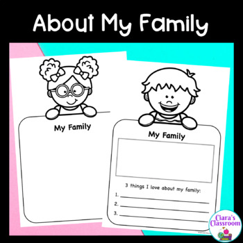 Preview of All About My Family Templates