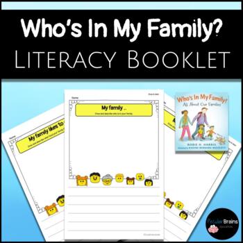 Preview of Back to School All About My Family | Who's In My Family Book Companion