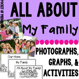 All About My Family for Preschool, Pre-K, and Kindergarten