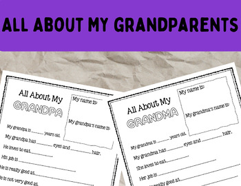 Preview of All About My Grandparents