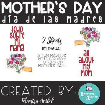 Mother S Day Dia De Las Madres All About Mom Note Bilingual Spanish