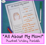 All About My Mom! Printable