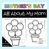 All About My Mom Questionnaire and Mother's Day Craft Acti