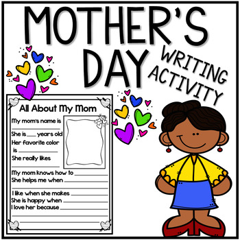 Mothers Day Writing by Bilingualville | Teachers Pay Teachers