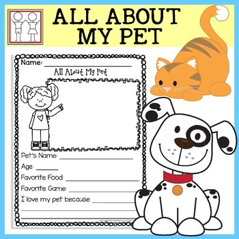 All About My Pet by Catherine S | Teachers Pay Teachers